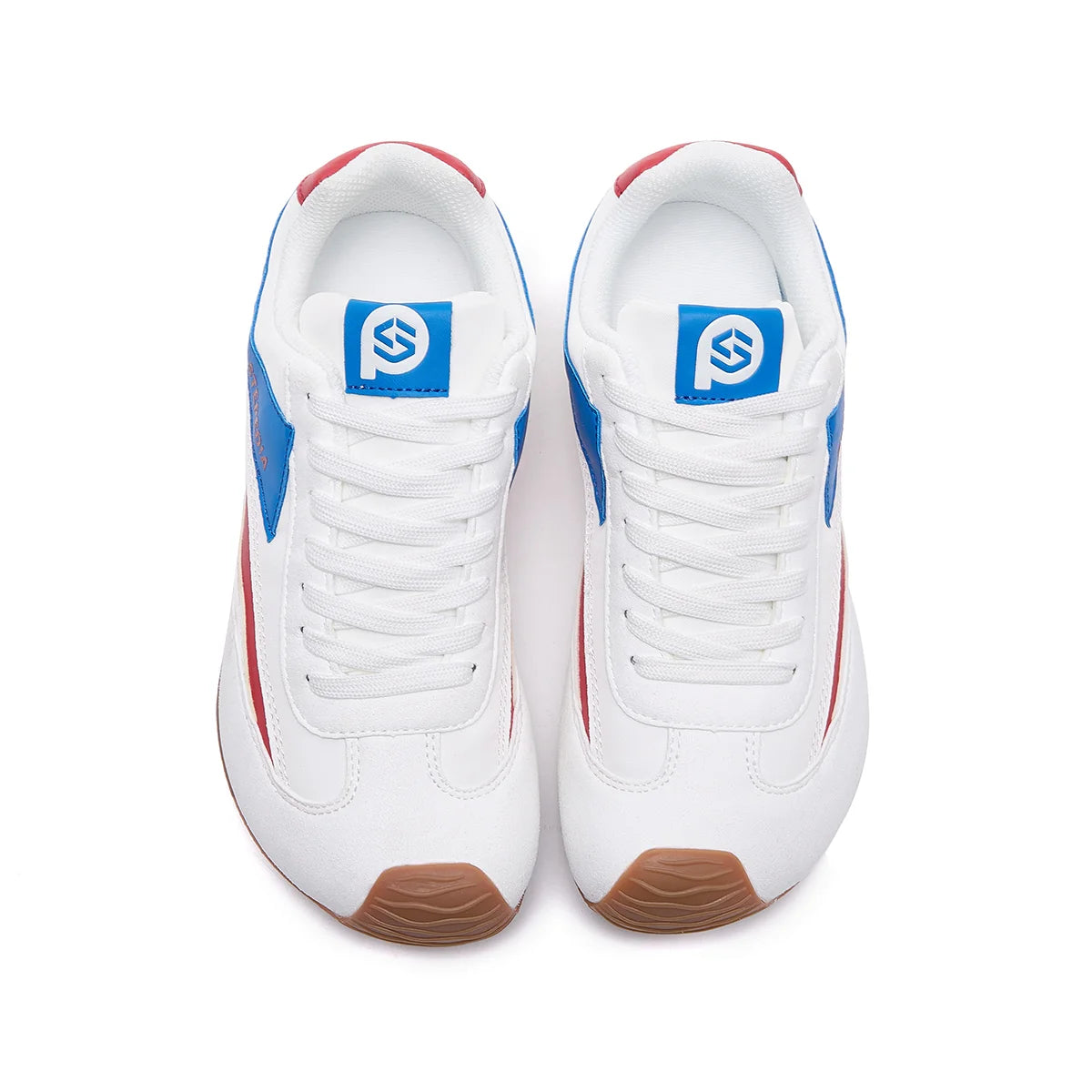 Gexuosn Women Classic Retro Wide Sneakers Casual Tennis Shoe Barefoot Walking Anti Slip Trainers