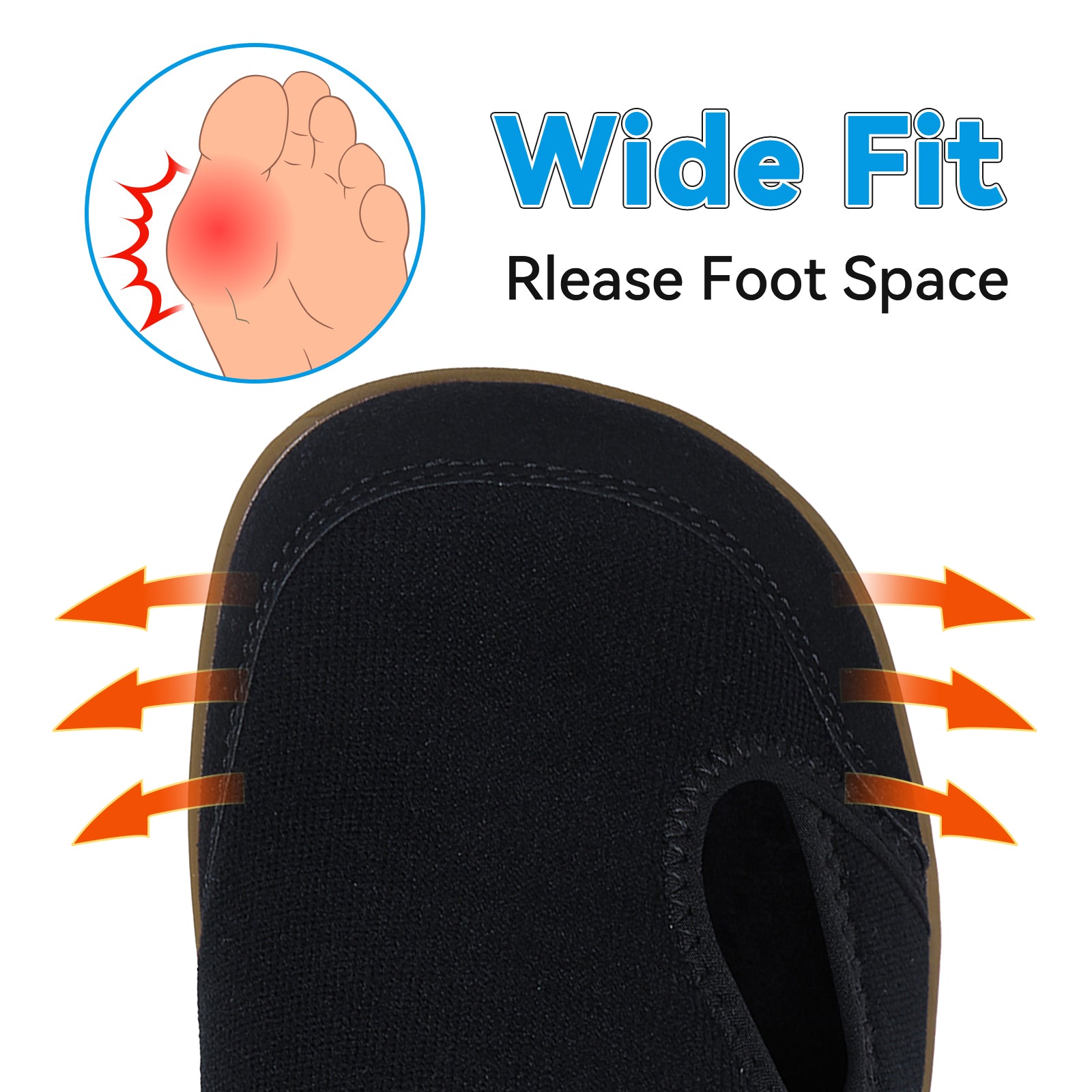 Women Wide Shoes Diabetic Shoes Fleece Slippers Indoor Outdoor House Bedroom Slippers