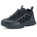Men's Hiking Shoes Lightweight Trekking Trails Shoes Breathable Work Shoes Black