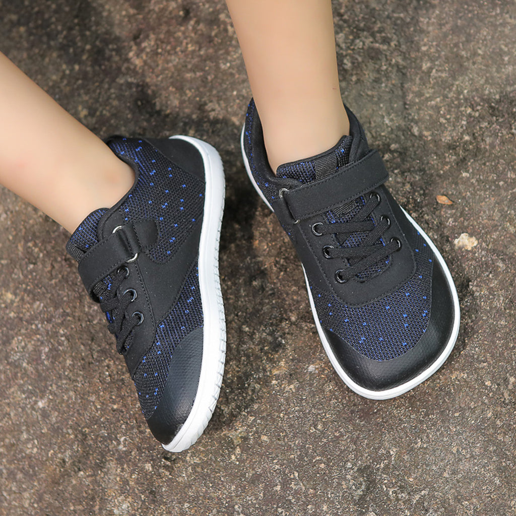 Gexuosn Kids Barefoot Shoes Girls Boys Wide Toe Tennis Shoes Zero Drop Minimalist Sneakers Walking Shoes