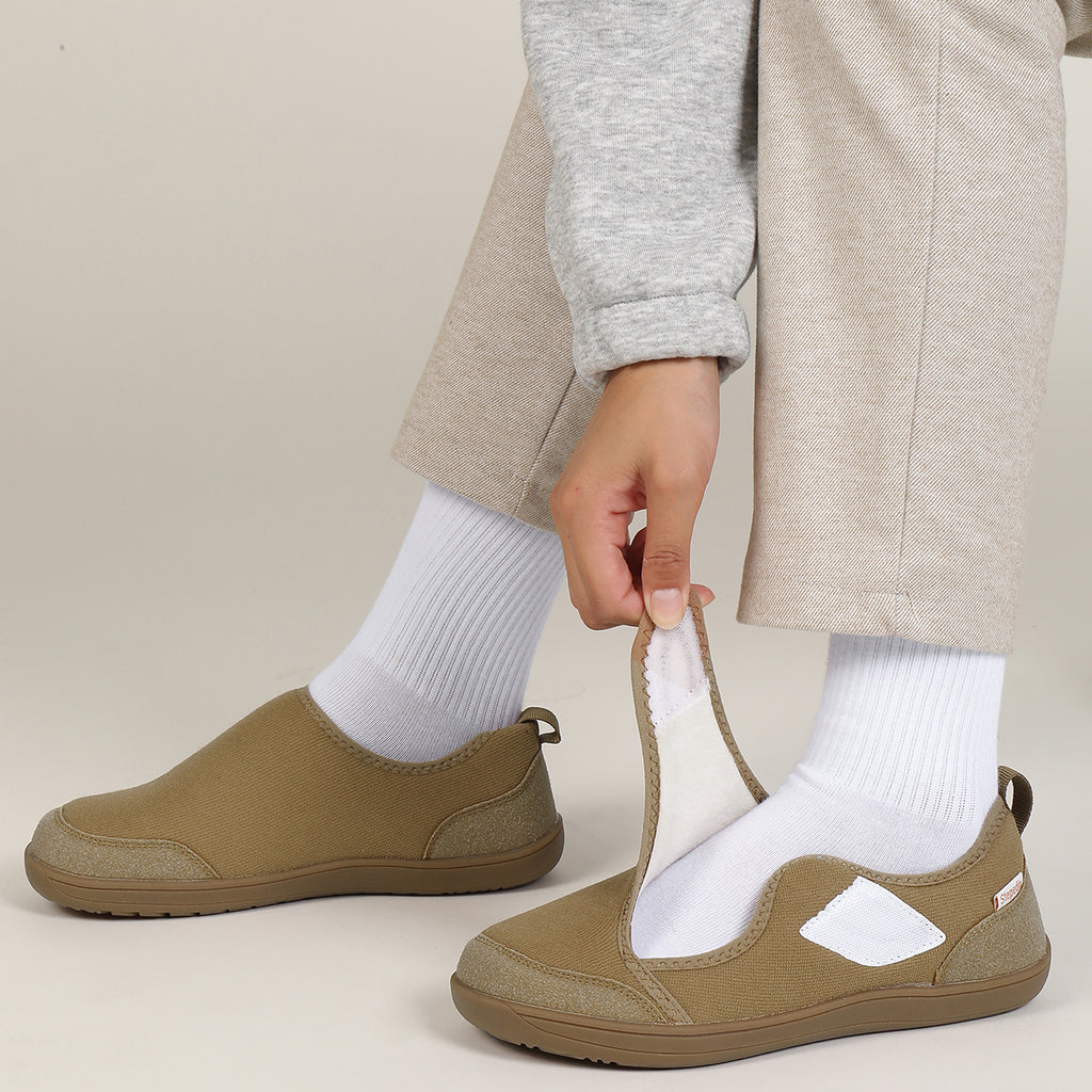 Women Wide Shoes Diabetic Shoes Fleece Slippers Indoor Outdoor House Bedroom Slippers