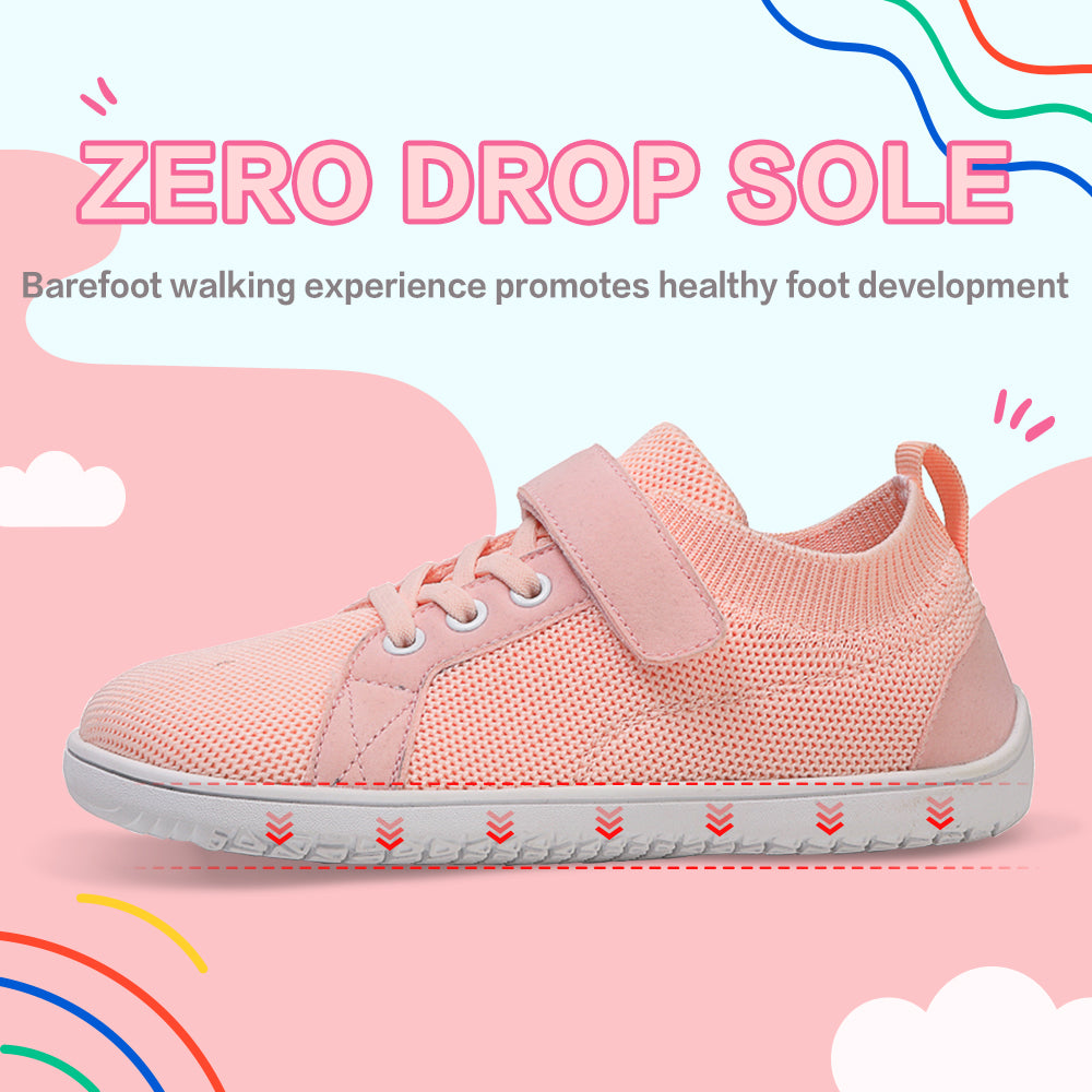 Toddler Shoes Girls Boys Wide Shoes Kids Barefoot Shoes Zero Drop Minimalist Sneakers Slip on Tennis Shoes