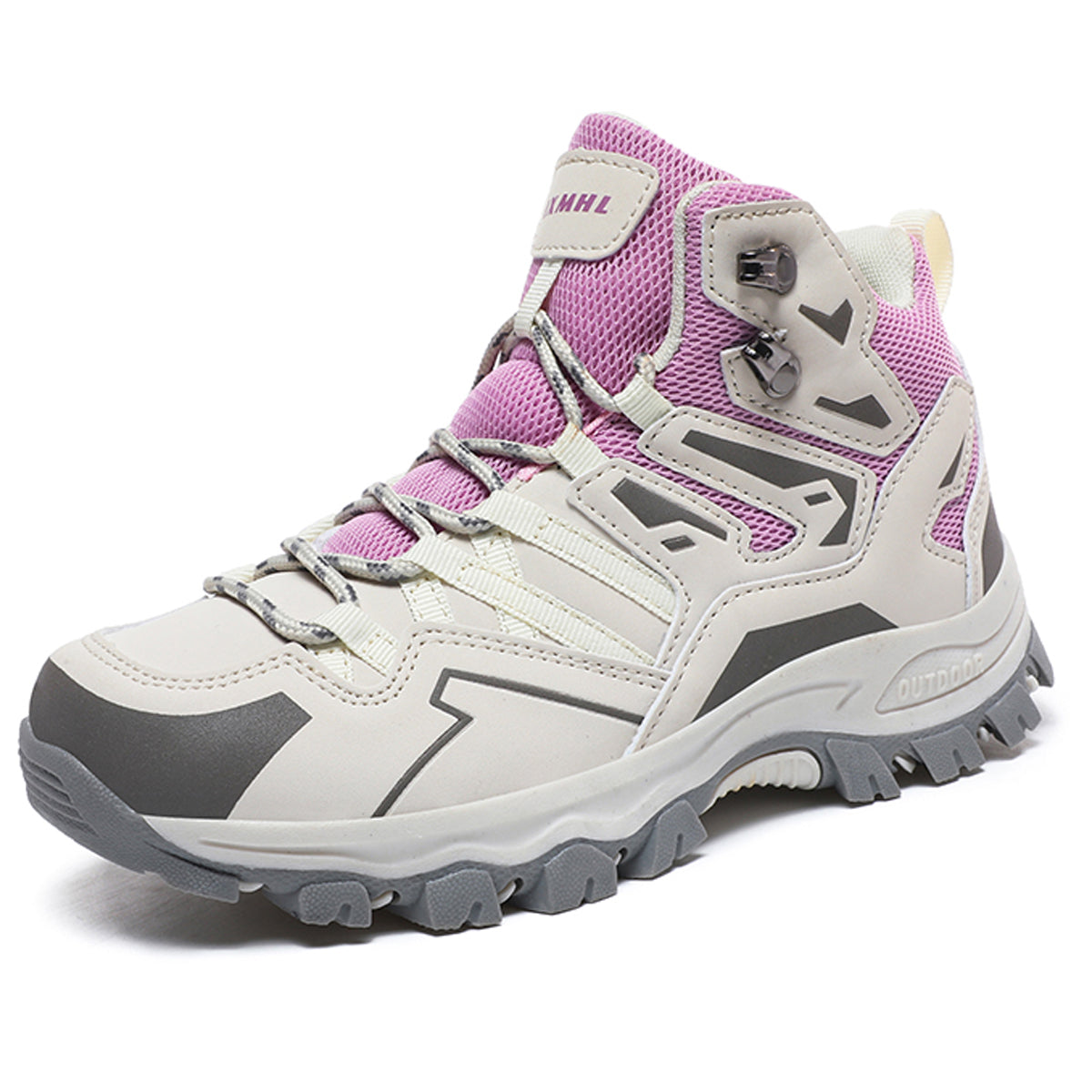 Gexuosn Women's Hiking Shoes Outdoor Trekking Backpacking Ankle Support Non-Slip Lightweight Boots
