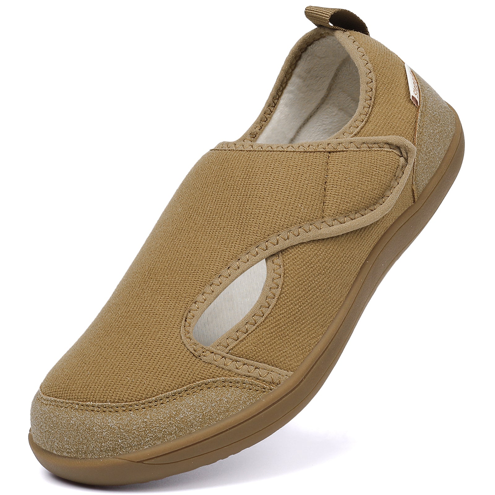 Women Wide Shoes Diabetic Shoes Fleece Slippers Indoor Outdoor House Bedroom Slippers