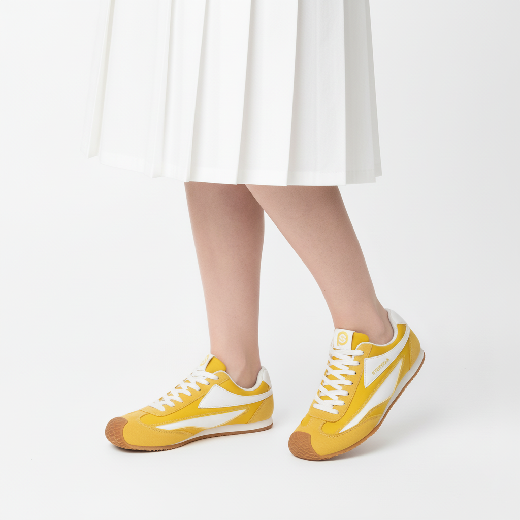 Gexuosn Women Classic Retro Wide Sneakers Casual Tennis Shoe Barefoot Walking Anti Slip Trainers