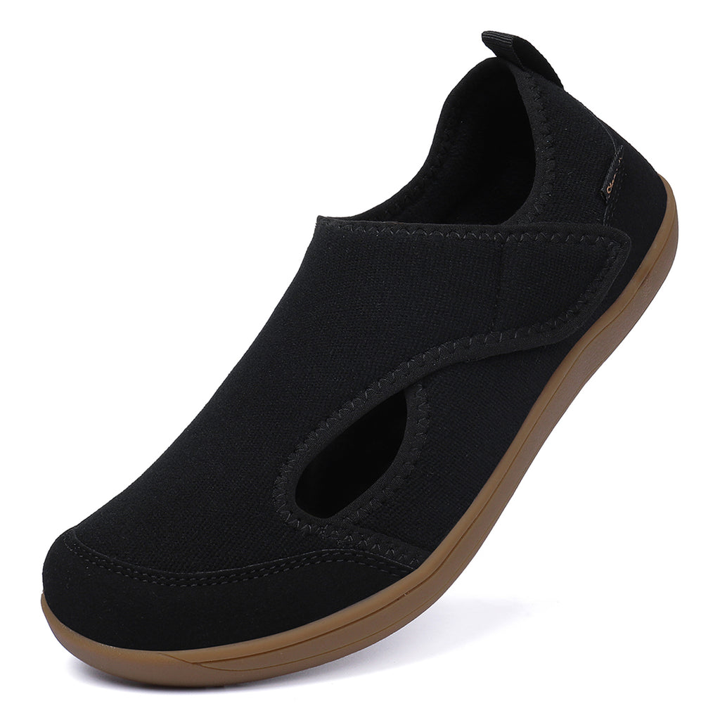 Women Wide Shoes Diabetic Shoes Fleece Slippers Indoor Outdoor House Bedroom Slippers