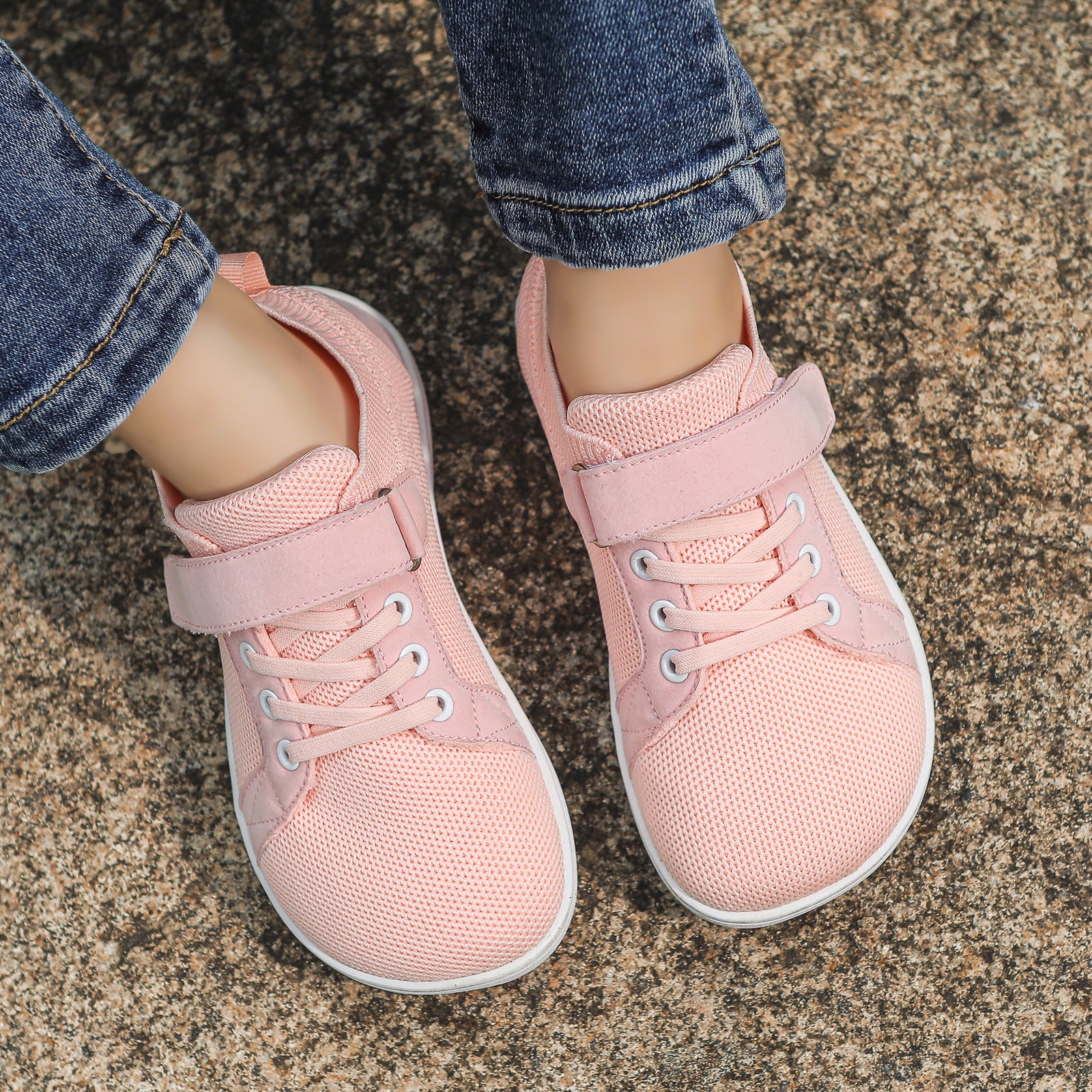 Toddler Shoes Girls Boys Wide Shoes Kids Barefoot Shoes Zero Drop Minimalist Sneakers Slip on Tennis Shoes