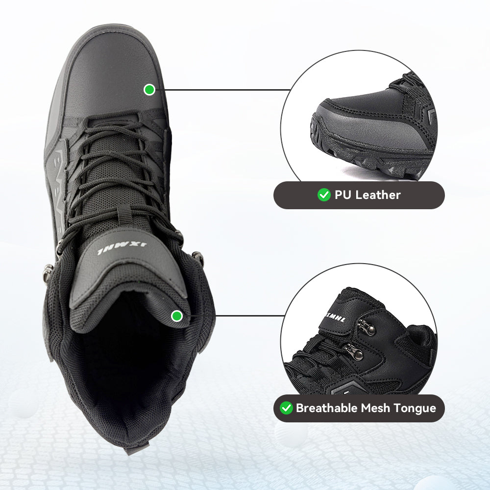 Men's Hiking Boots Lightweight Mid Ankle Trekking Trails Boots Work Boots