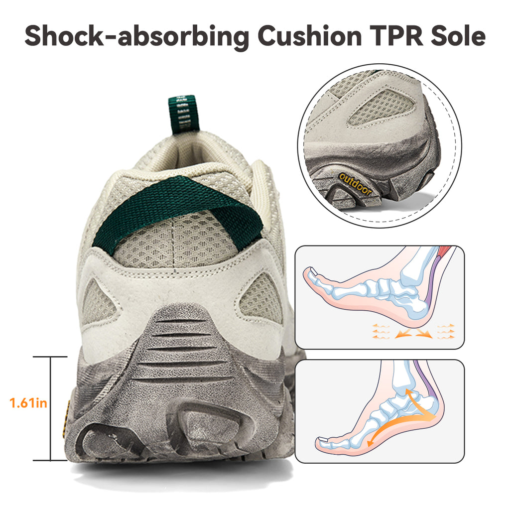 Women's Hiking Shoes Lightweight Breathable Arch Support Walking Sneakers Outdoor Hiking Boots