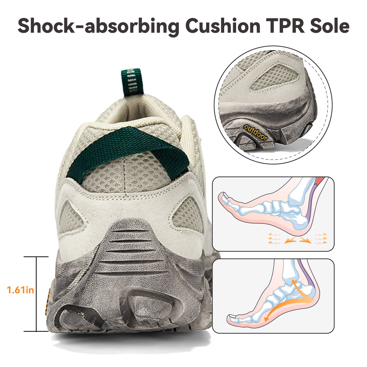 Women's Hiking Shoes Lightweight Breathable Arch Support Walking Sneakers Outdoor Hiking Boots