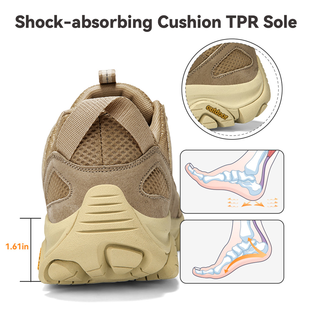 Women's Hiking Shoes Lightweight Breathable Arch Support Walking Sneakers Outdoor Hiking Boots
