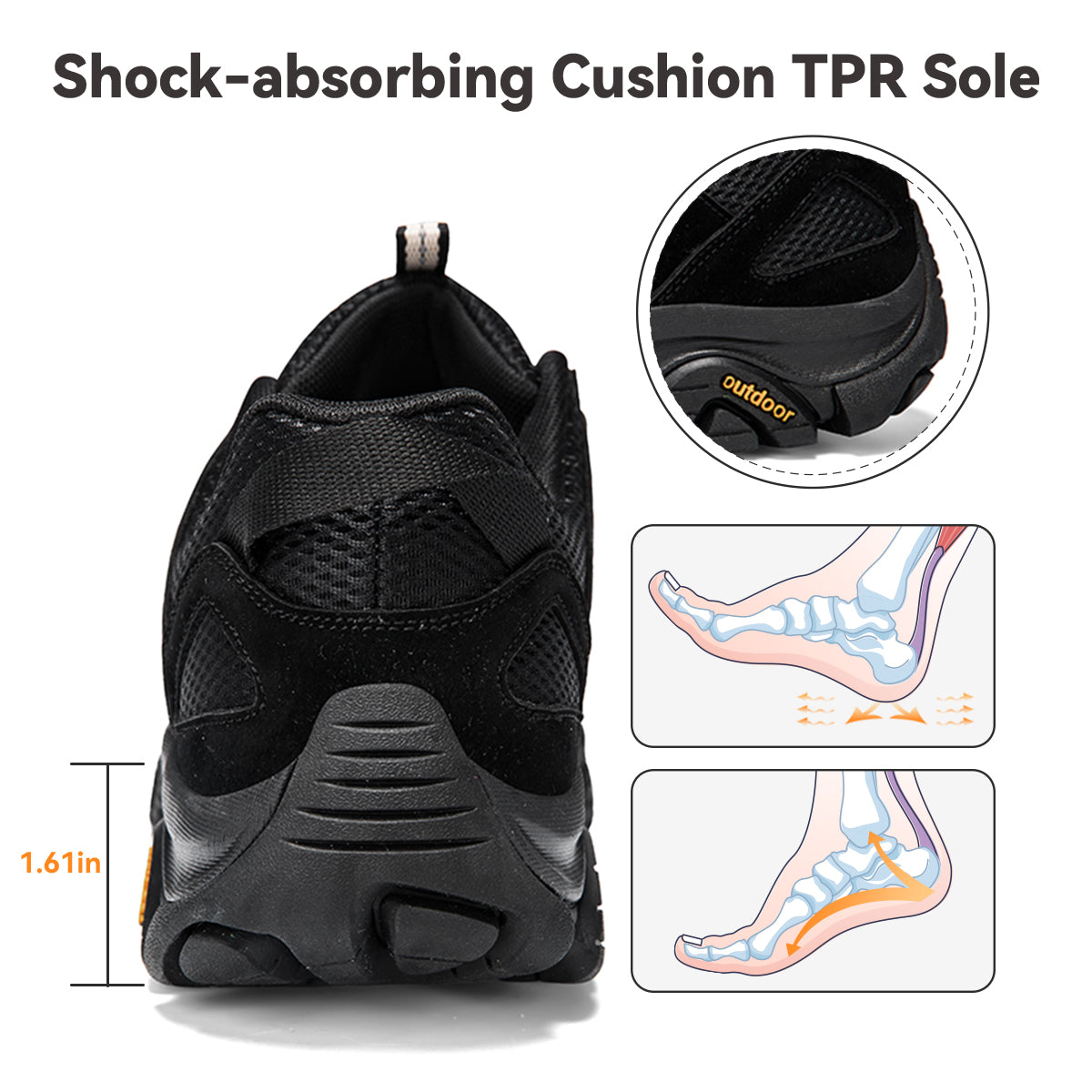 Women's Hiking Shoes Lightweight Breathable Arch Support Walking Sneakers Outdoor Hiking Boots