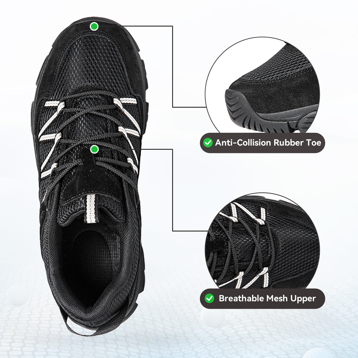 Women's Hiking Shoes Lightweight Breathable Arch Support Walking Sneakers Outdoor Hiking Boots