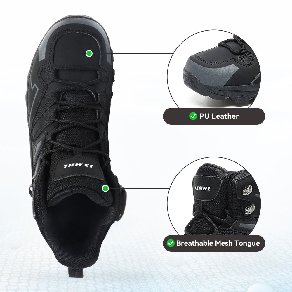 Gexuosn Women's Hiking Shoes Outdoor Trekking Backpacking Ankle Support Non-Slip Lightweight Boots