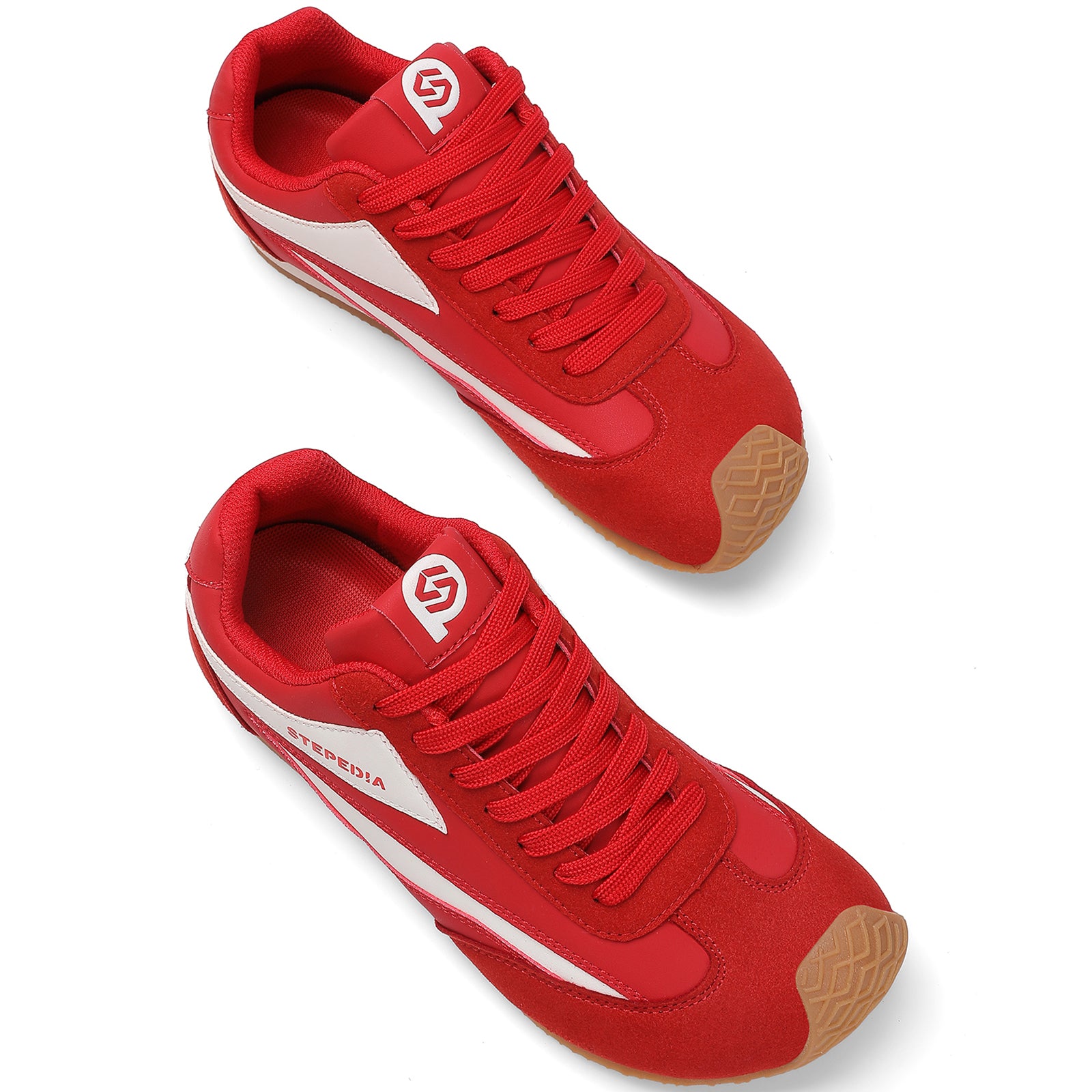 Gexuosn Women Classic Retro Wide Sneakers Casual Tennis Shoe Barefoot Walking Anti Slip Trainers
