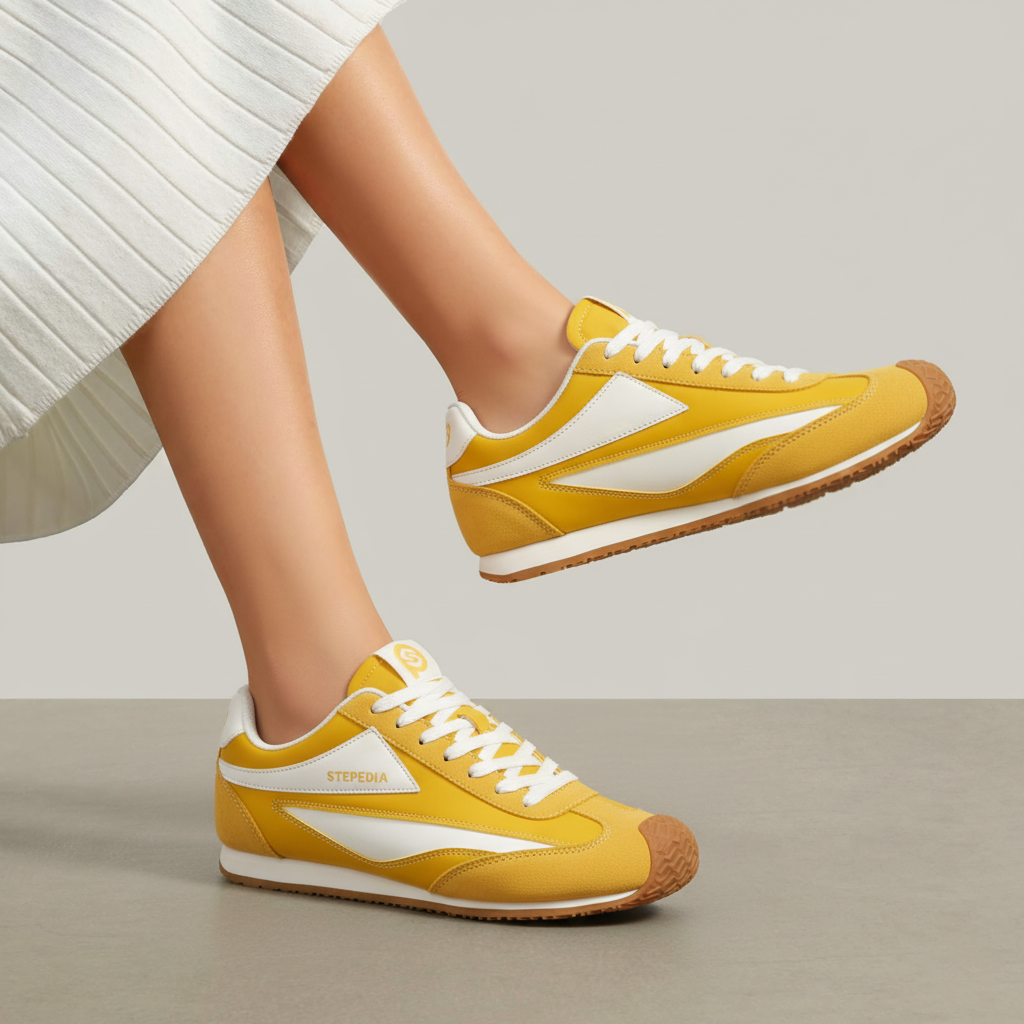 Gexuosn Women Classic Retro Wide Sneakers Casual Tennis Shoe Barefoot Walking Anti Slip Trainers