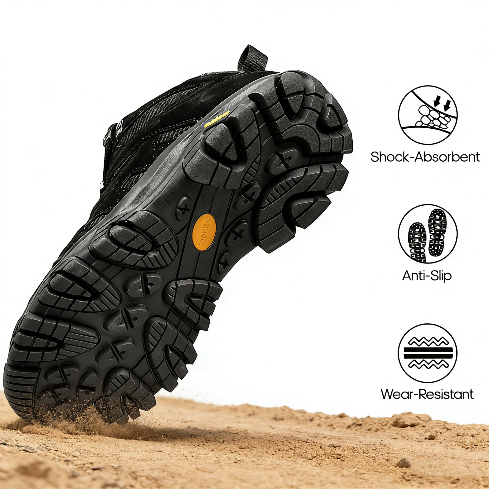Gexuosn Women's Hiking Boots Outdoor Trekking Camping Trail Hiking Shoes Walking Sneakers