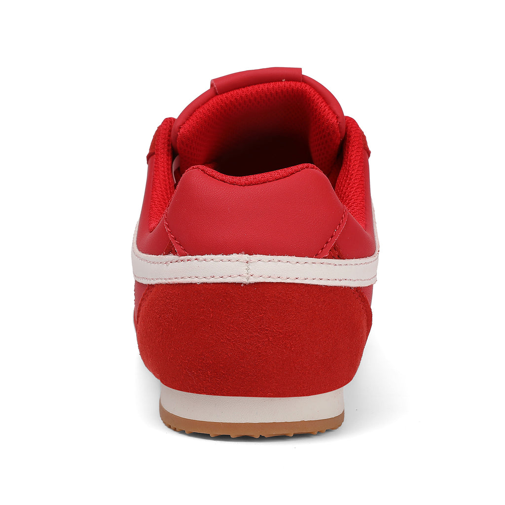 Gexuosn Women Classic Retro Wide Sneakers Casual Tennis Shoe Barefoot Walking Anti Slip Trainers
