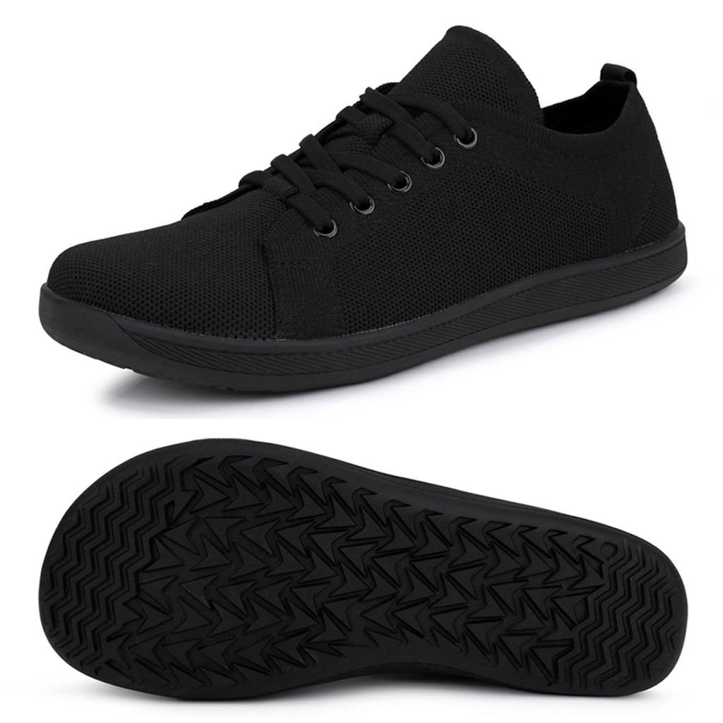 Gexuosn Mens Barefoot Walking Shoes Wide Zero Drop Minimalist Tennis Shoes Casual Shoes for Gym Driving
