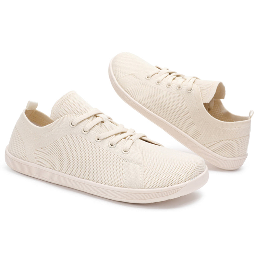 Gexuosn Womens Walking Shoes Wide Barefoot Shoes Minimalist Zero Drop Tennis Fashion Sneakers
