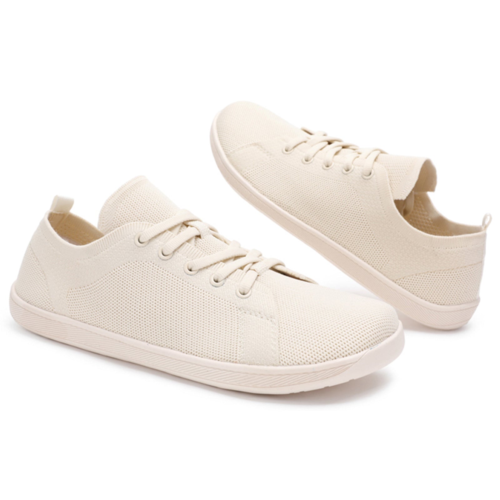 Gexuosn Womens Walking Shoes Wide Barefoot Shoes Minimalist Zero Drop Tennis Fashion Sneakers