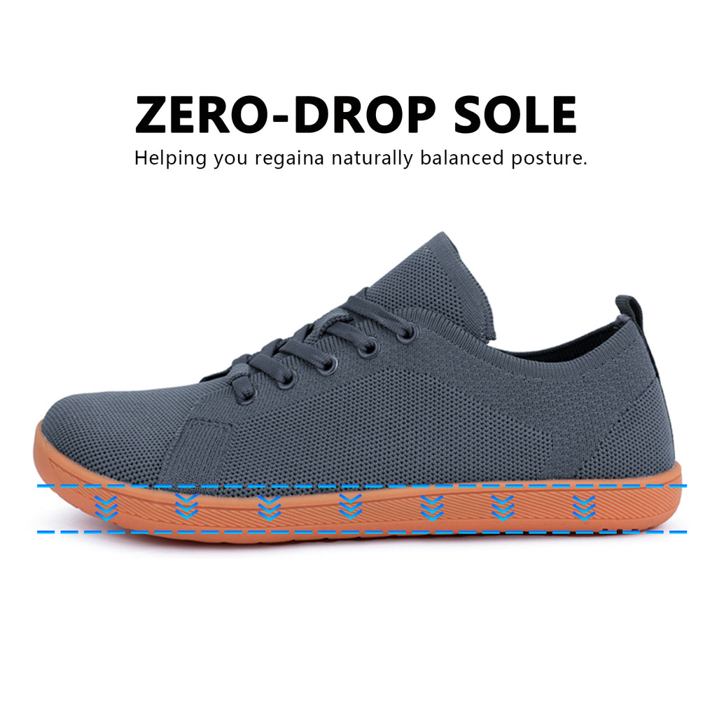 Gexuosn Mens Barefoot Walking Shoes Wide Zero Drop Minimalist Tennis Shoes Casual Shoes for Gym Driving