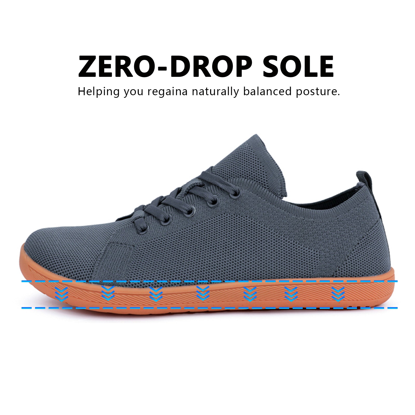 Gexuosn Mens Barefoot Walking Shoes Wide Zero Drop Minimalist Tennis Shoes Casual Shoes for Gym Driving