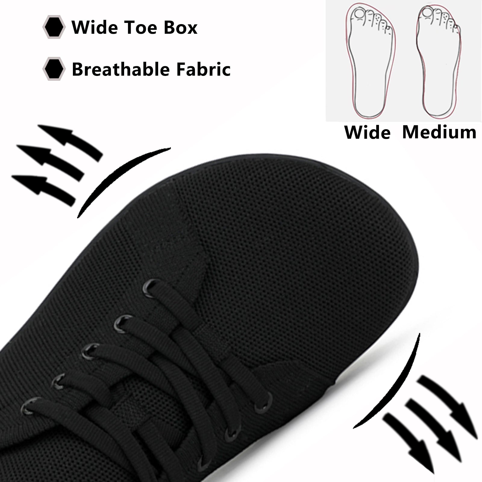 Gexuosn Mens Barefoot Walking Shoes Wide Zero Drop Minimalist Tennis Shoes Casual Shoes for Gym Driving