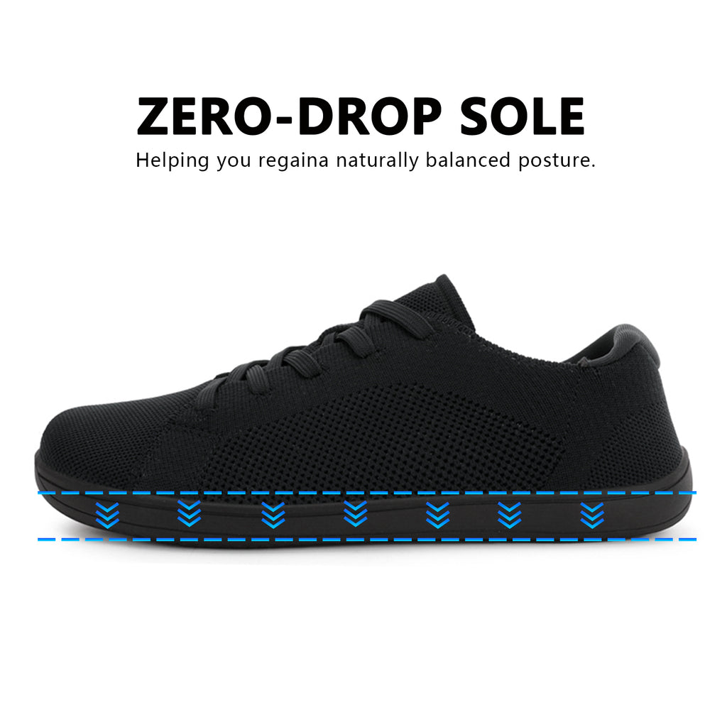 Walking Shoes for Women Wide Barefoot Shoes Zero Drop Shoes Breathable Minimalist Tennis Sneakers