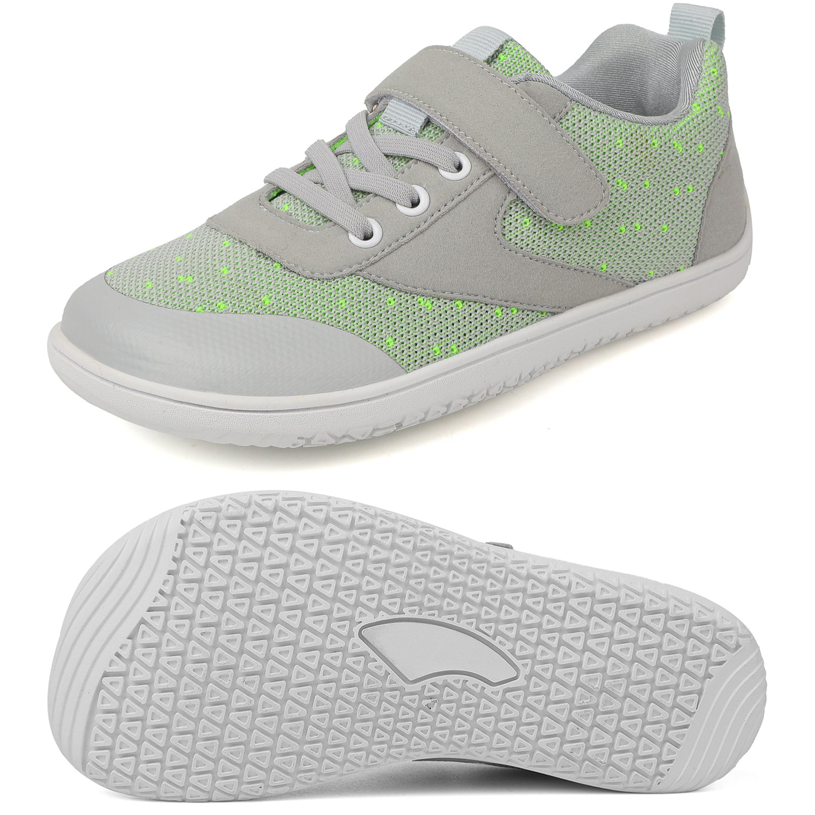 Gexuosn Kids Barefoot Shoes Girls Boys Wide Toe Tennis Shoes Zero Drop Minimalist Sneakers Walking Shoes