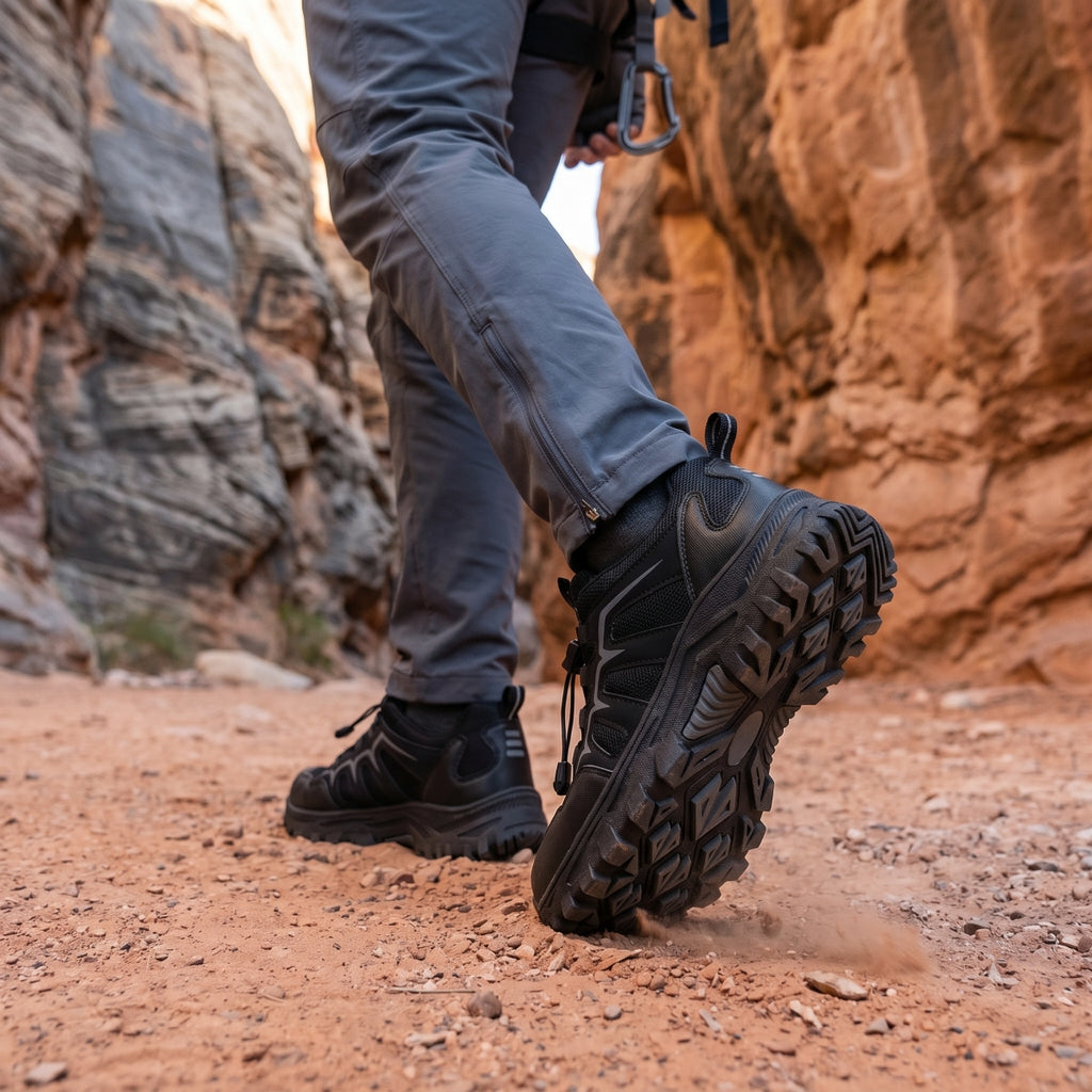 Men's Hiking Shoes Lightweight Trekking Trails Shoes Breathable Work Shoes