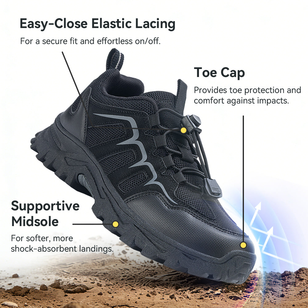 Men's Hiking Shoes Lightweight Trekking Trails Shoes Breathable Work Shoes
