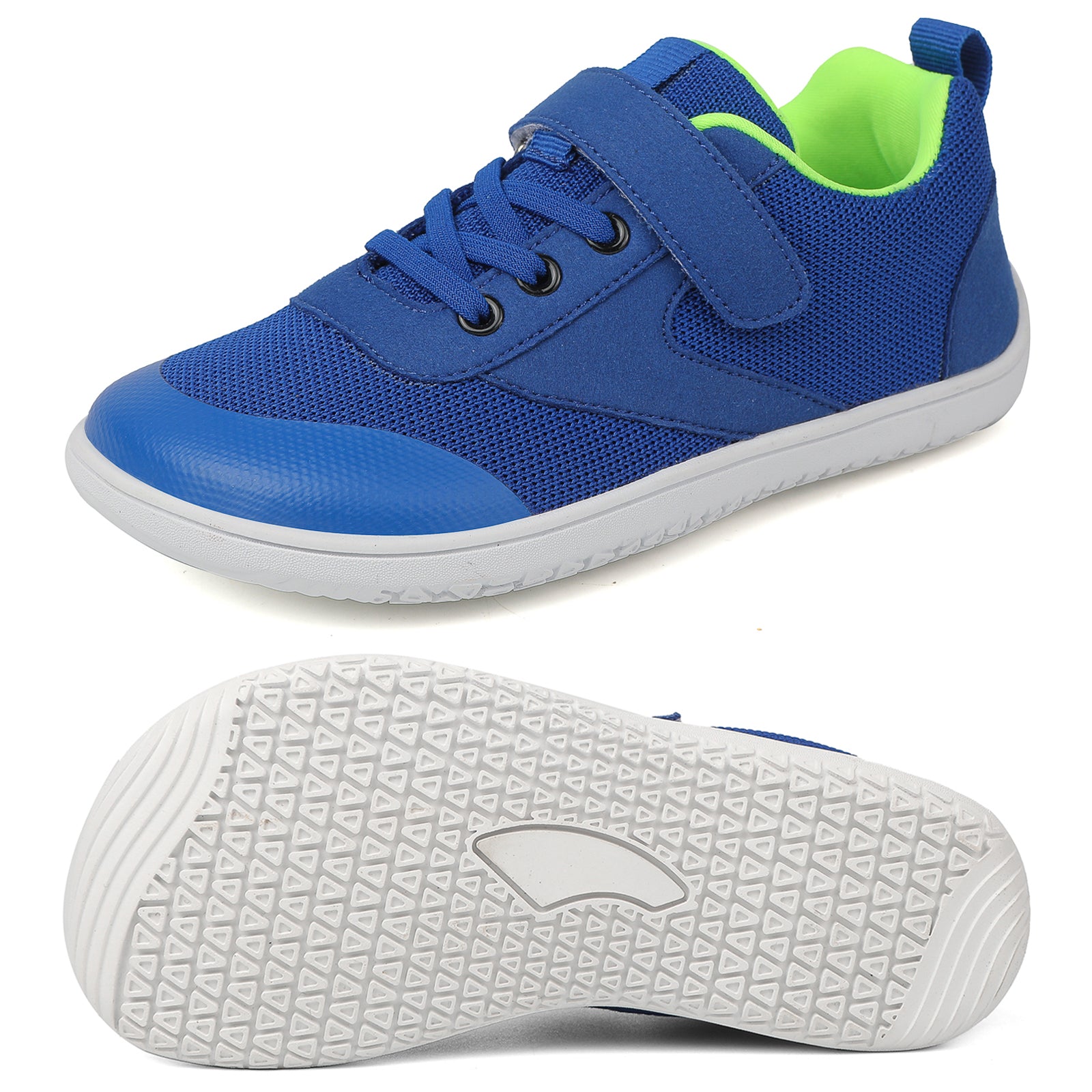 Gexuosn Kids Barefoot Shoes Girls Boys Wide Toe Tennis Shoes Zero Drop Minimalist Sneakers Walking Shoes