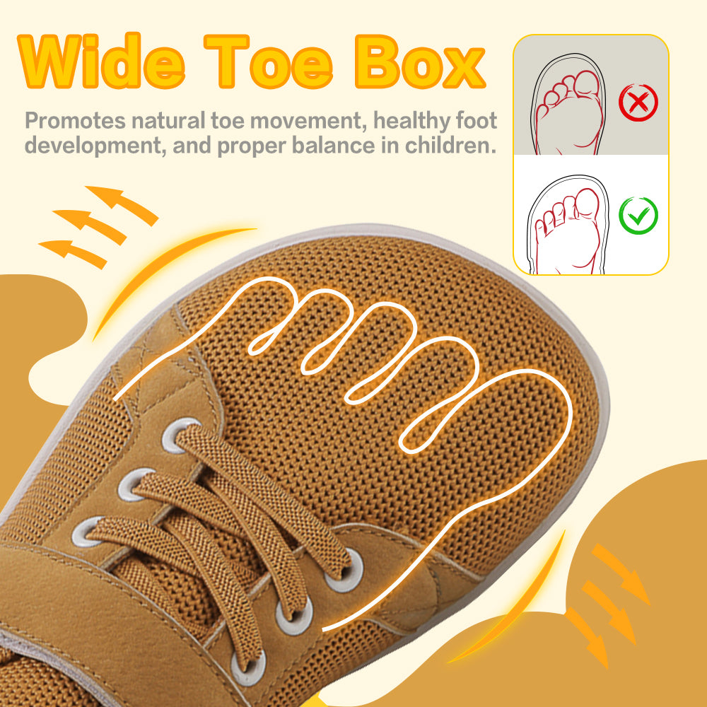 Toddler Shoes Girls Boys Wide Shoes Kids Barefoot Shoes Zero Drop Minimalist Sneakers Slip on Tennis Shoes