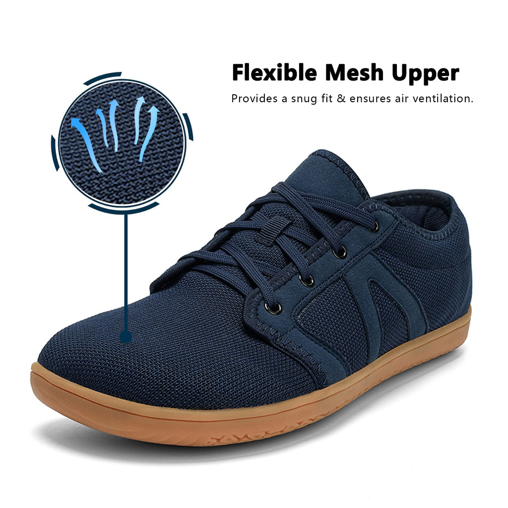 Men's Barefoot Shoes Zero Drop Wide Width Sneakers Lightweight Walking Shoes Tennis Shoes