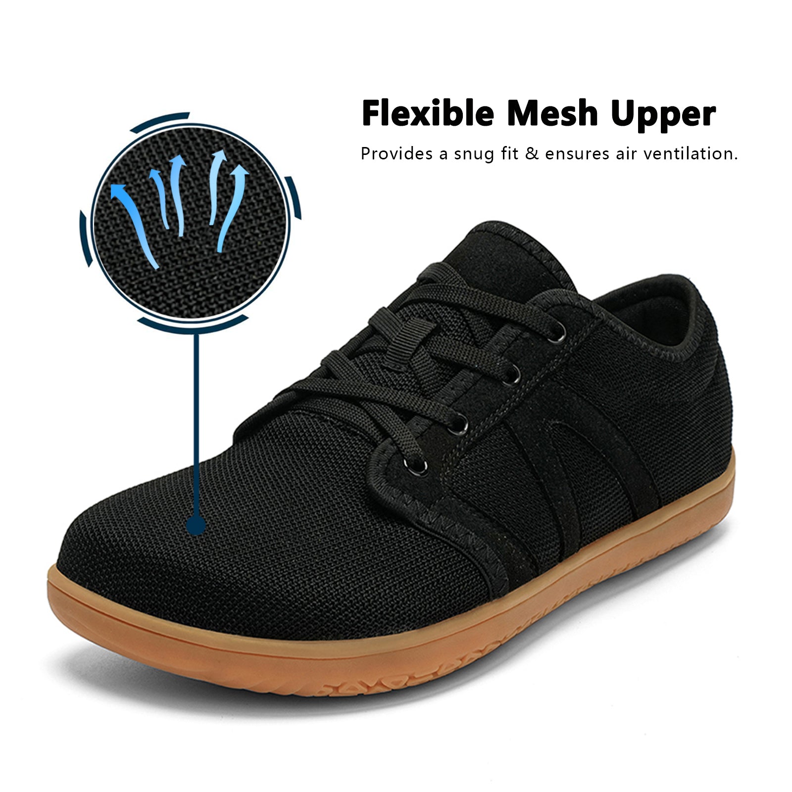 Women's Walking Shoes Wide Toe Barefoot Shoes Minimalist Zero Drop Sole Sneakers Tennis Shoes
