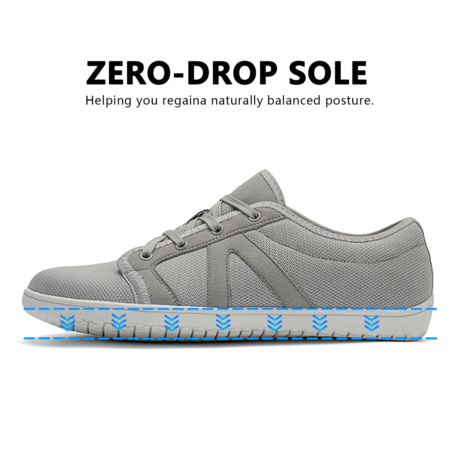 Men's Barefoot Shoes Zero Drop Wide Width Sneakers Lightweight Walking Shoes Tennis Shoes