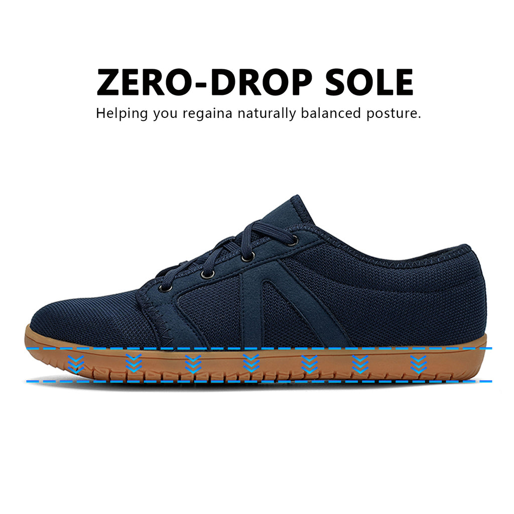 Men's Barefoot Shoes Zero Drop Wide Width Sneakers Lightweight Walking Shoes Tennis Shoes