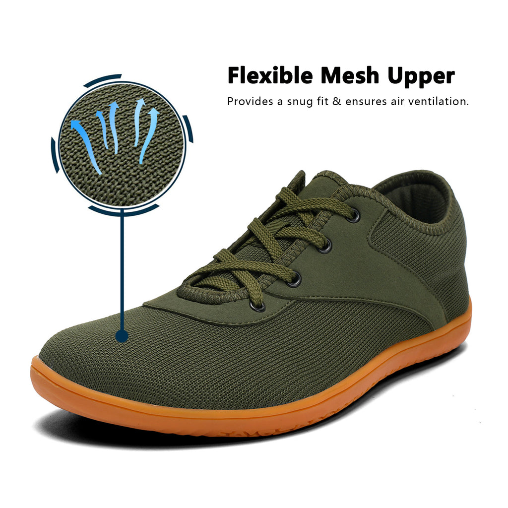 Mens Walking Shoes Wide Toe Barefoot Cross-Trainer Shoes Comfortable Tennis Shoes Fashion Sneakers