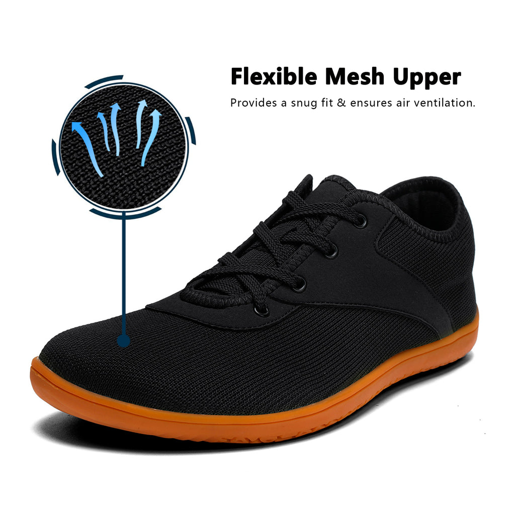 Mens Walking Shoes Wide Toe Barefoot Cross-Trainer Shoes Comfortable Tennis Shoes Fashion Sneakers