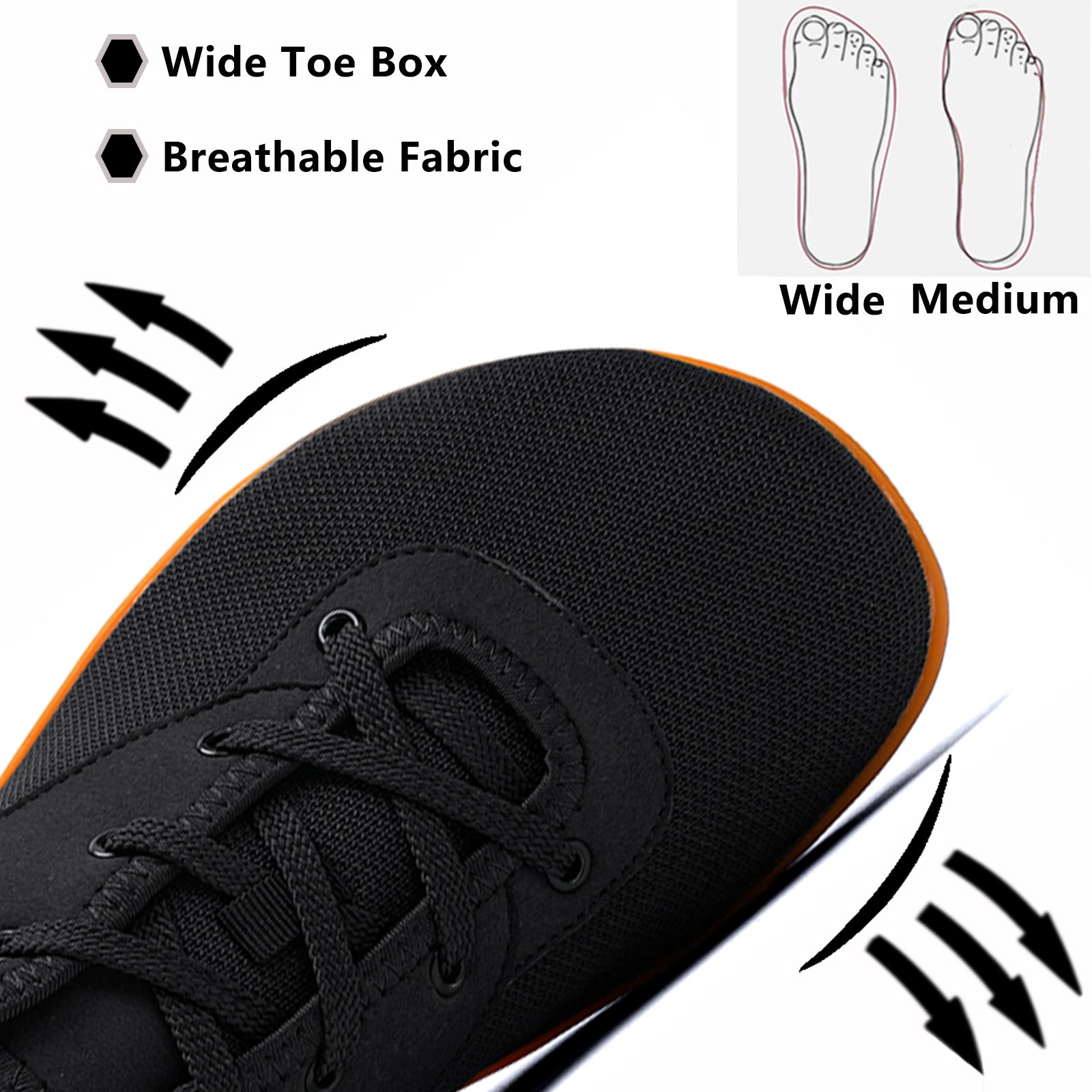 Womens Wide Width Barefoot Shoes Minimalist Walking Shoes Zero Drop Tennis Shoes Breathable Fashion Sneakers
