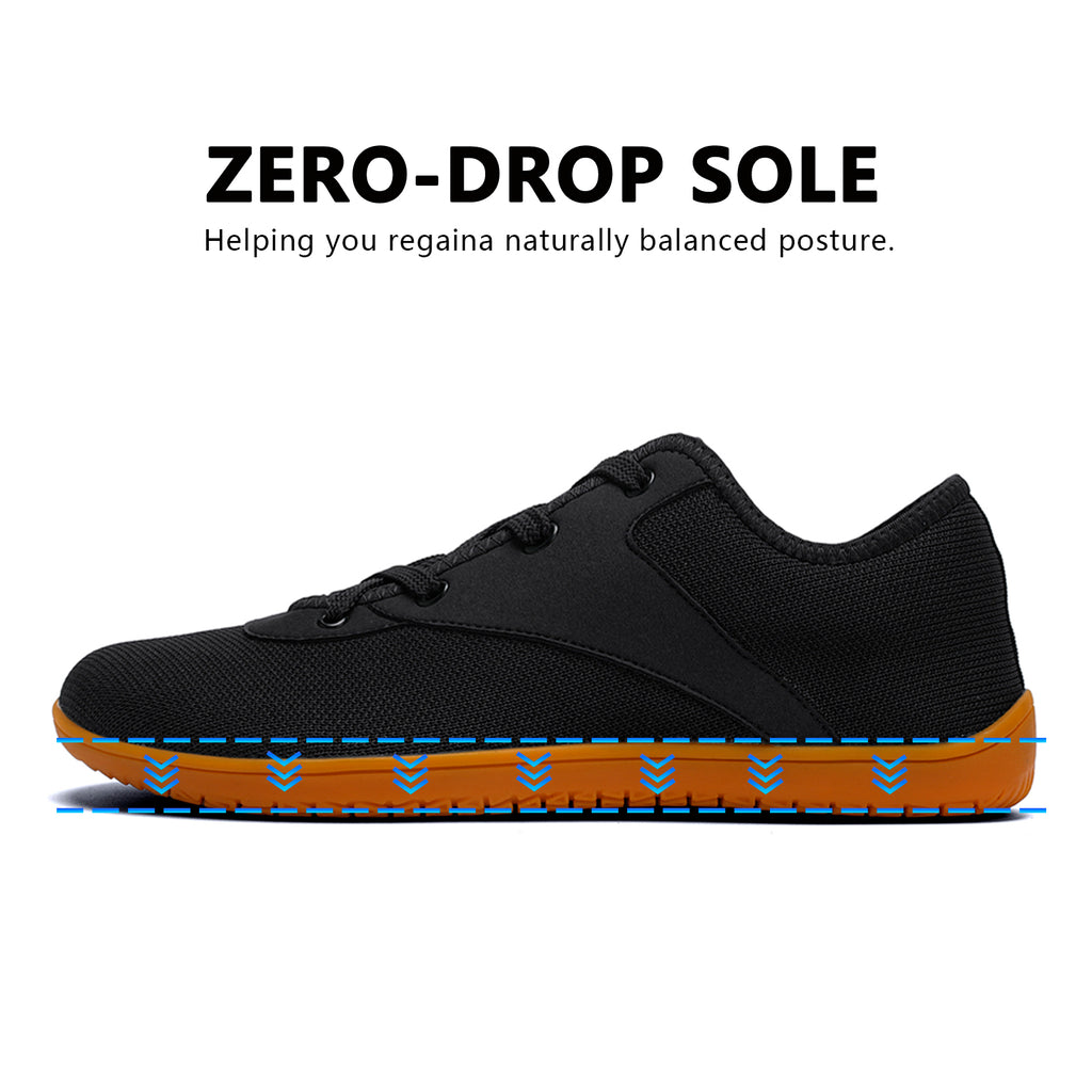 Mens Walking Shoes Wide Toe Barefoot Cross-Trainer Shoes Comfortable Tennis Shoes Fashion Sneakers