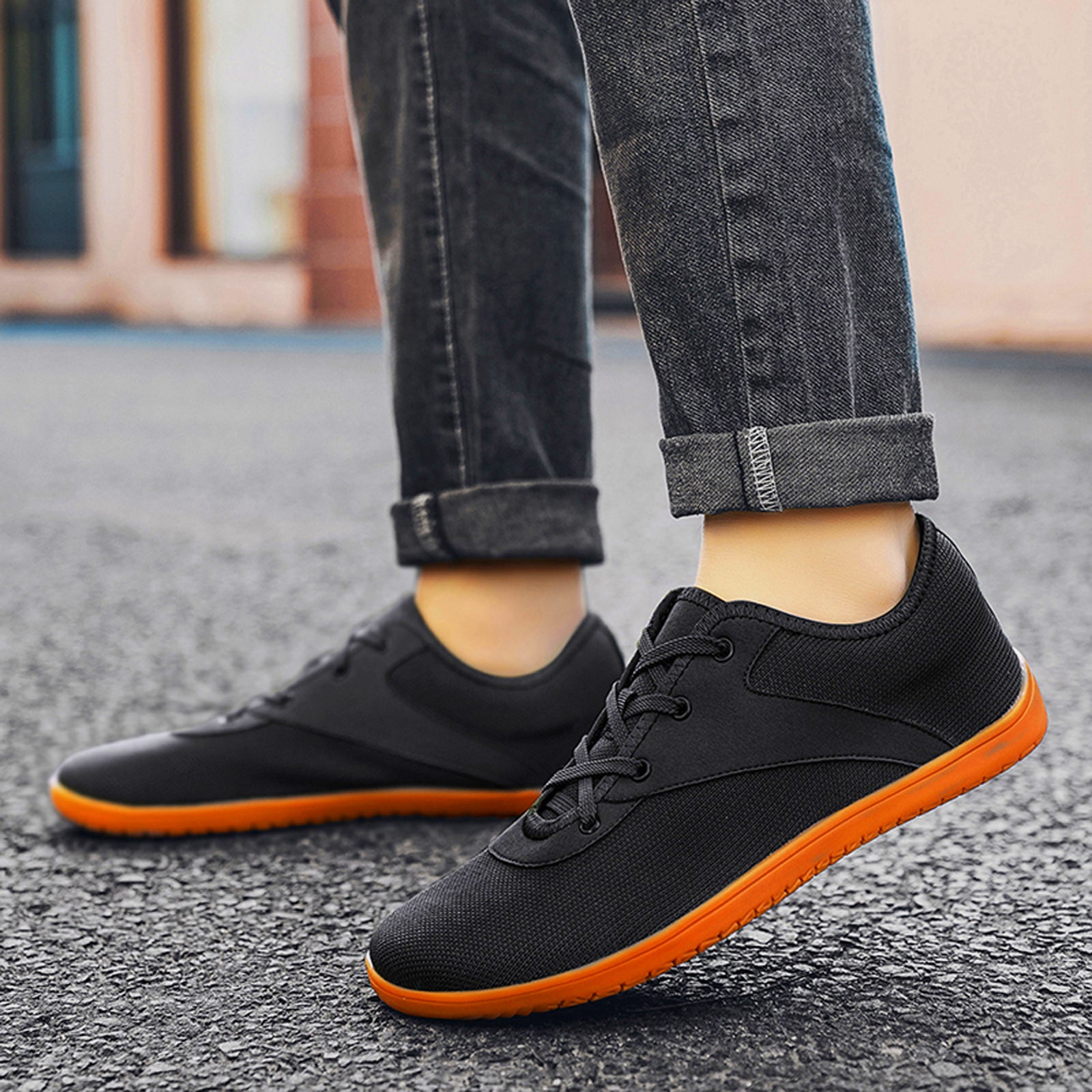 Womens Wide Width Barefoot Shoes Minimalist Walking Shoes Zero Drop Tennis Shoes Breathable Fashion Sneakers