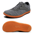 Mens Walking Shoes Wide Toe Barefoot Cross-Trainer Shoes Comfortable Tennis Shoes Fashion Sneakers Dark Gray