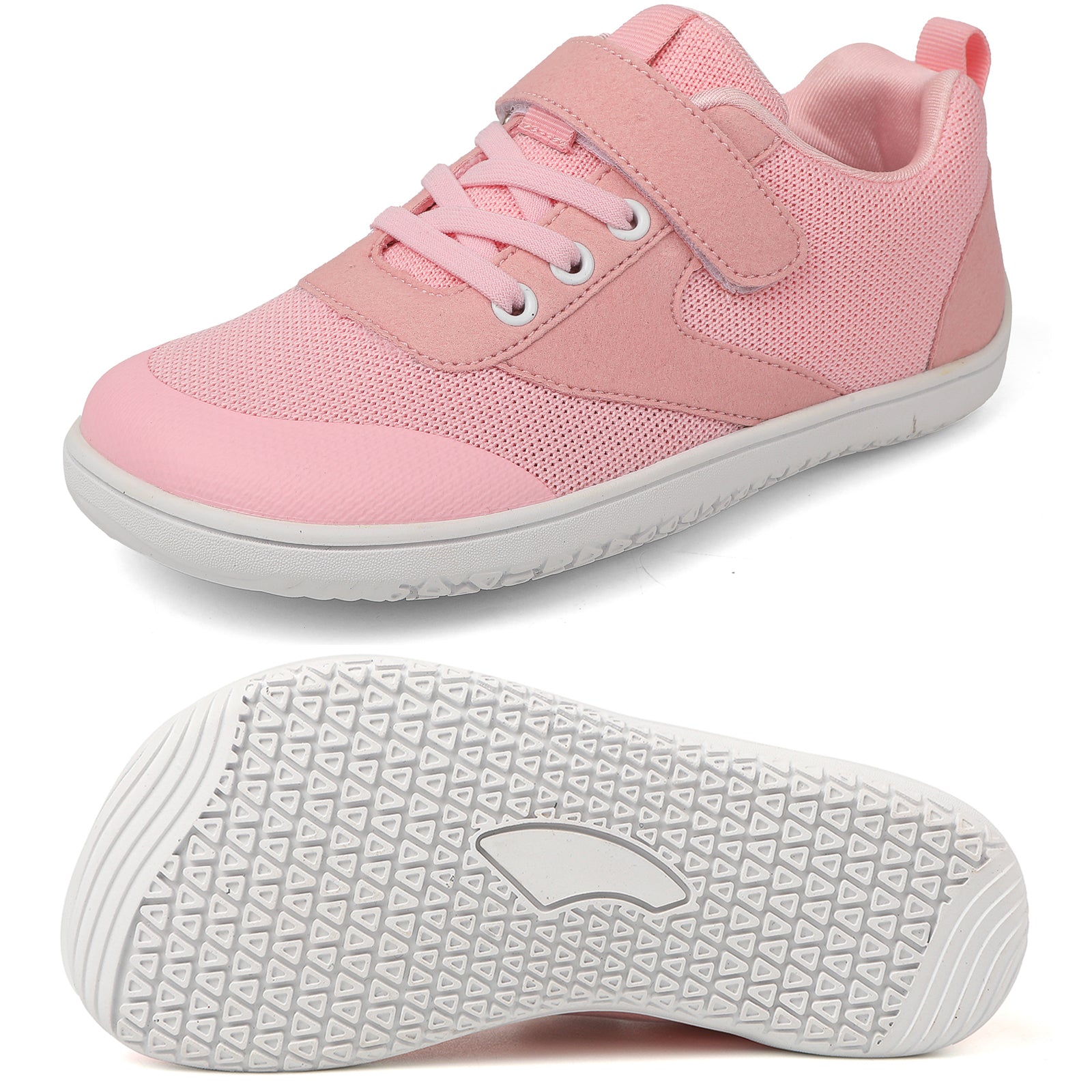 Gexuosn Kids Barefoot Shoes Girls Boys Wide Toe Tennis Shoes Zero Drop Minimalist Sneakers Walking Shoes