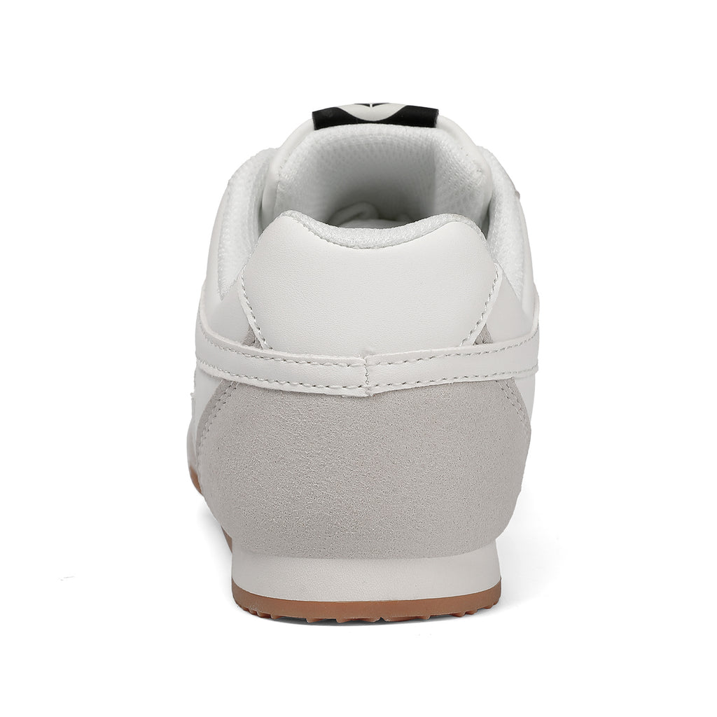 Gexuosn Women Classic Retro Wide Sneakers Casual Tennis Shoe Barefoot Walking Anti Slip Trainers
