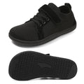 Toddler Shoes Girls Boys Wide Shoes Kids Barefoot Shoes Zero Drop Minimalist Sneakers Slip on Tennis Shoes Black