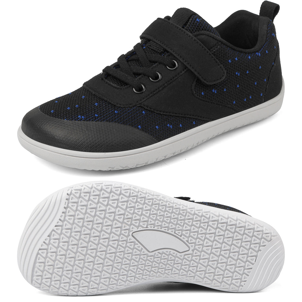 Gexuosn Kids Barefoot Shoes Girls Boys Wide Toe Tennis Shoes Zero Drop Minimalist Sneakers Walking Shoes