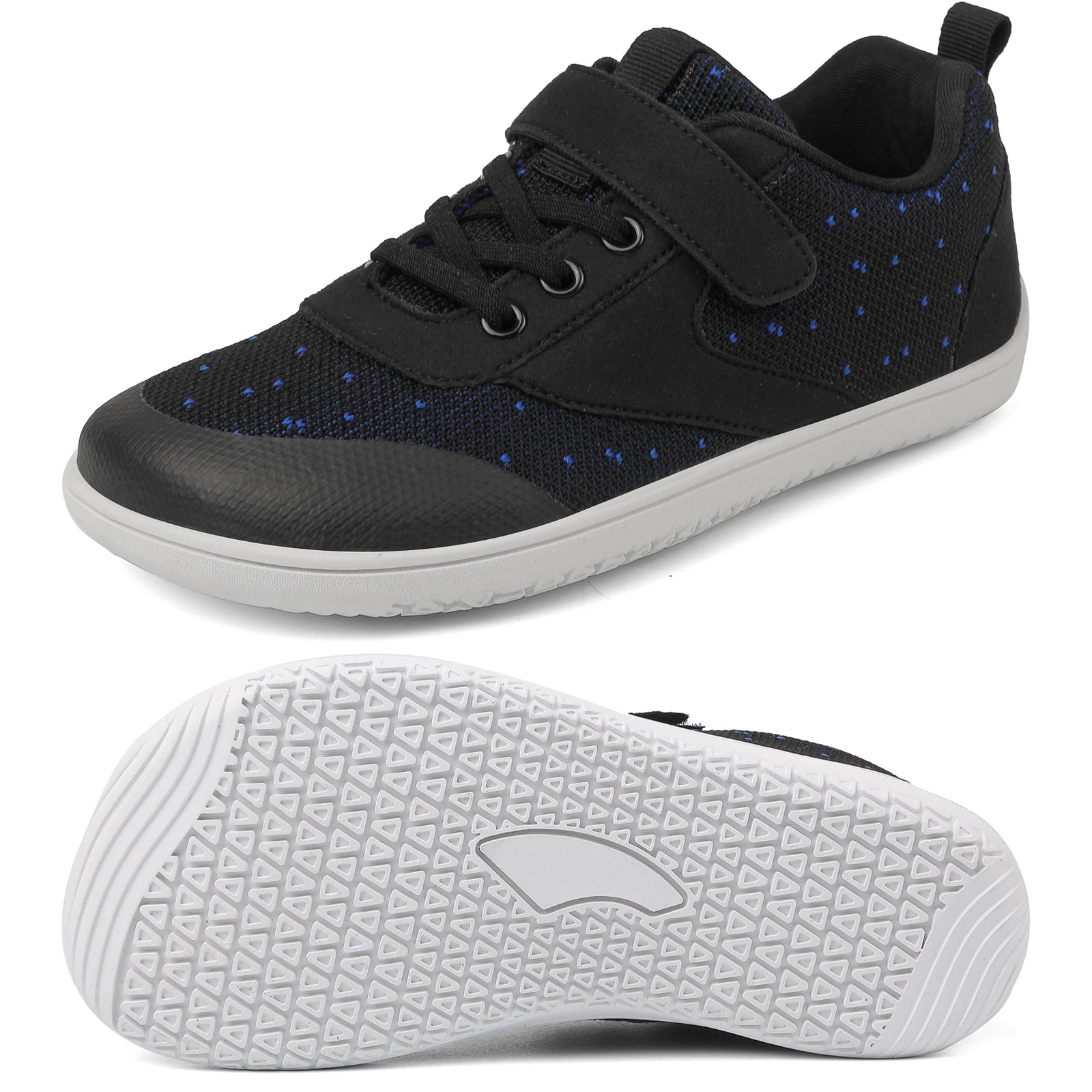Gexuosn Kids Barefoot Shoes Girls Boys Wide Toe Tennis Shoes Zero Drop Minimalist Sneakers Walking Shoes