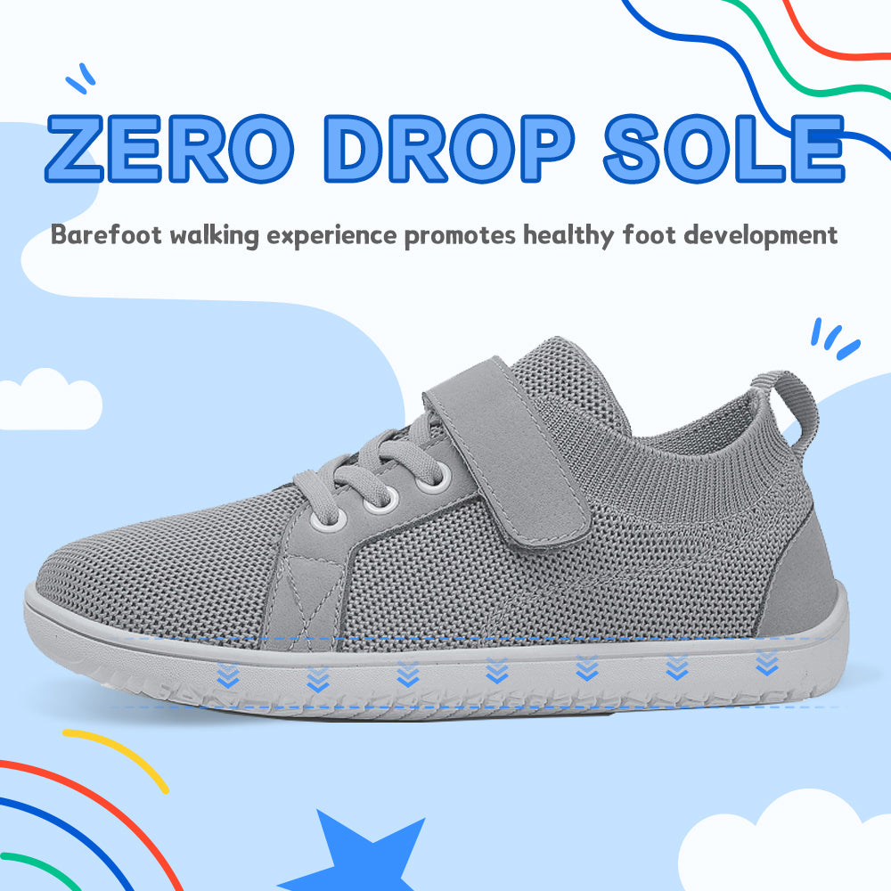 Toddler Shoes Girls Boys Wide Shoes Kids Barefoot Shoes Zero Drop Minimalist Sneakers Slip on Tennis Shoes
